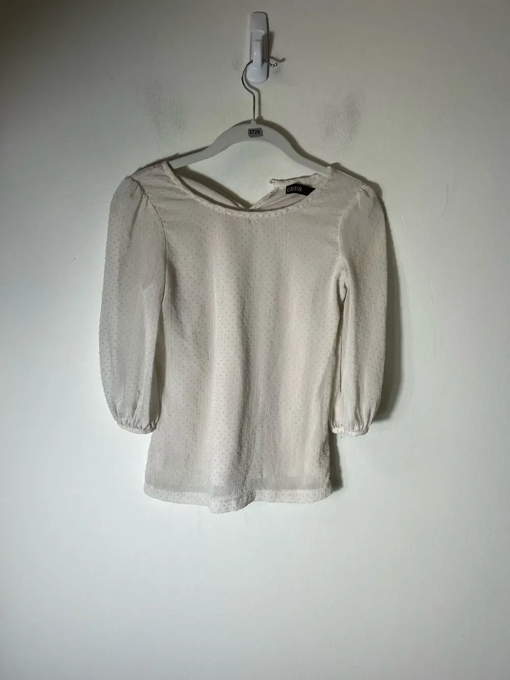 Girls Guess Jeans Brand off white blouse size 10